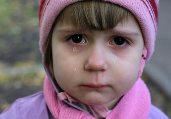 Tears of a small girl