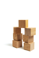 Stacks of Wooden Blocks