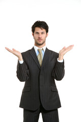 businessman in studio