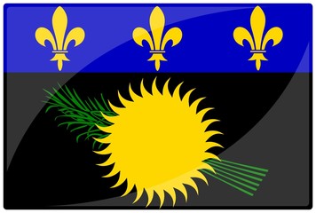 drapeau glassy guadeloupe flag