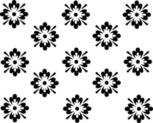 weisser hintergrund mit blumen ornamenten