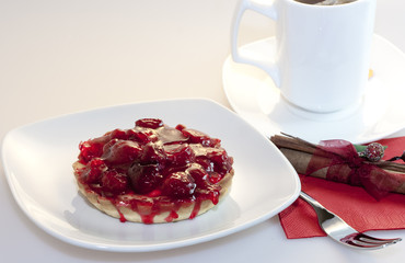 Himbeertörtchen mit Himbeertee