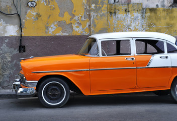 Voiture ancienne de la vieille Havane