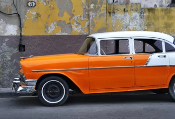 Zelfklevend Fotobehang Old Havana oldtimers © roxxyphotos