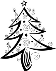 Weihnachten, Weihnachtsbaum, Kerzen, Winter