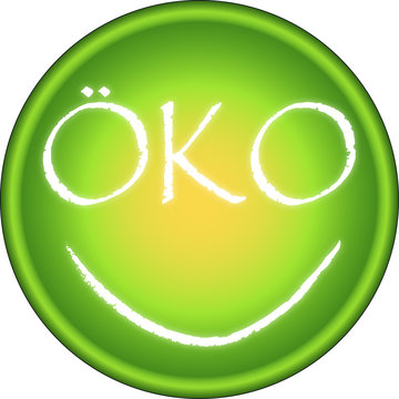Öko - Button - Smiley