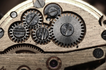 watch gears close up