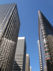 Naklejka premium Skyscrapers in San Francisco.