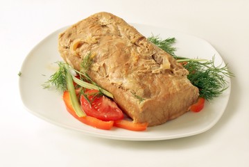 baked meat
