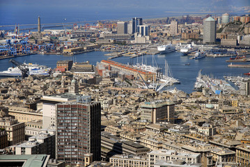 area view of Genoa