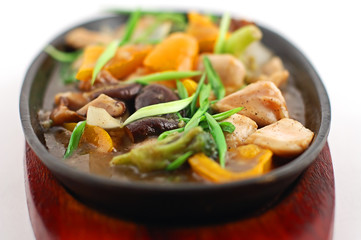 Mushrooms with meat