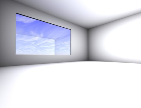 Room with clear Window