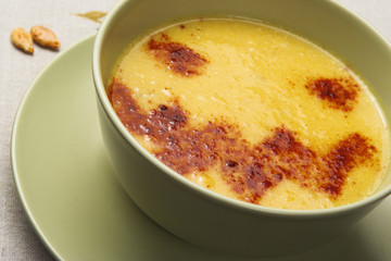 Halloween pumpkin soup