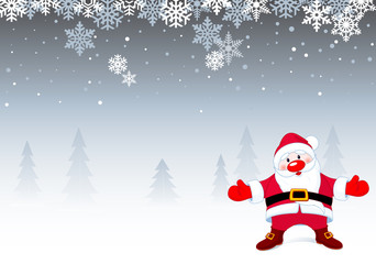 Santa Christmas Background