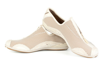 A pair of jogging shoes
