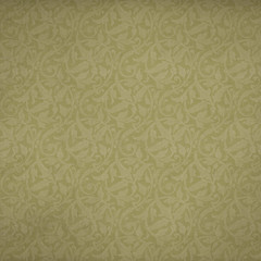 Background Olive Floral Allover