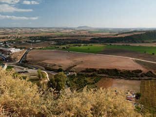 Obraz premium Vue sur la plaine d'Andalousie