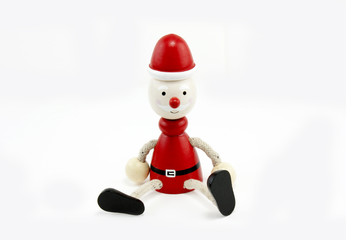 wooden toy santa