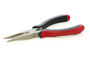 Pliers isolated on white with clipping path