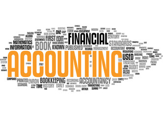 Accounting word cloud