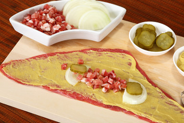 Zubereitung von Rouladen