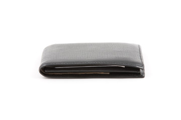 black leather wallet