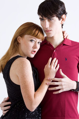 jeune couple homme et femme