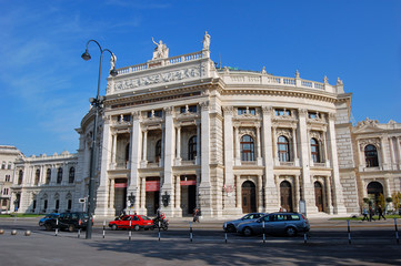 Fototapeta na wymiar Austria Vienna - Imperial Court Theatre(Burgtheatre)