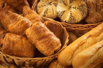 Fresh bread and pastry