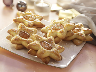 Christmas Cookies (Orangensterne, Weihnachtsgebäck)
