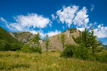 View of Pribaikalsky reserve, Lake Baikal