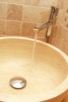 Tuf calcaire washbowl