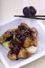 Delicious fall chicken wings