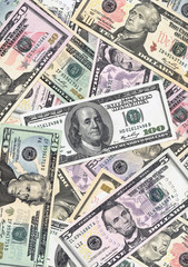 Dollars background