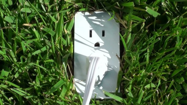 Environmental concept shot of power outlet - HD