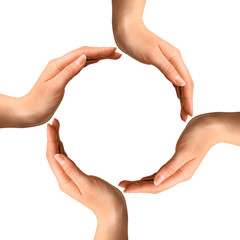 Hands Making a Circle