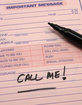 Call Me Improtant Message