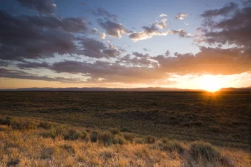 Foto op Plexiglas Sunset on Prairie © Henryk Sadura