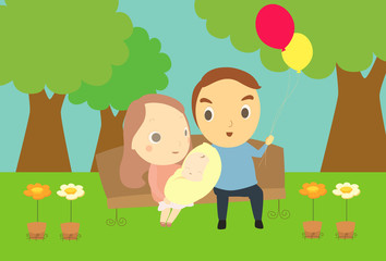 Family Time At The Park