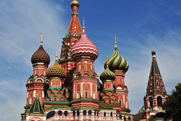 Fototapeta na wymiar Basiliuskathedrale, Moscow - Świętego Bazylego, Moskwa