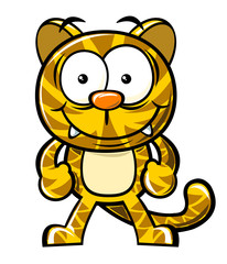 cartoon tiger