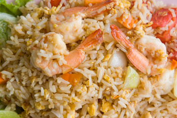Fried rice with seafood