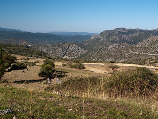 Fototapeta na wymiar Paysage de la Sierra de Grazamela