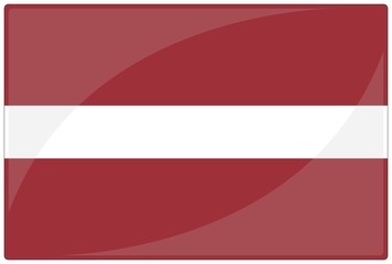 drapeau glassy lettonie latvia flag