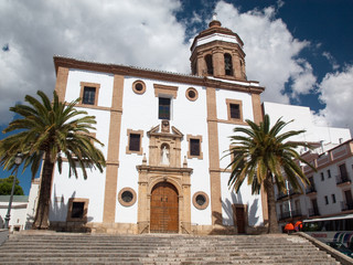 Fototapeta na wymiar Kościół miejscowości Ronda