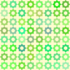 Retro green pattern