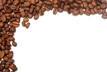 Background with coffee beans