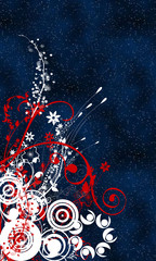 Obraz premium Floral Grunge