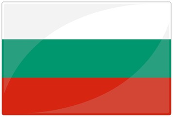 drapeau glassy bulgarie bulgaria flag