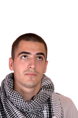 Fototapeta premium happy young casual man portrait